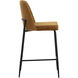 Zeke 37.75 inch Black / Bergen Marmalade Counter Stool